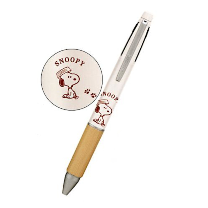 Mitsubishi Pencil Uni Jetstream 4&1 BAMBOO Ballpen & Mechanical Pencil x Kamio Japan - Peanuts Snoopy Sitting Mitsubishi Pencil Uni Jetstream 4&1 BAMBOO Ballpen & Mechanical Pencil x Kamio Japan - Peanuts Snoopy Sitting